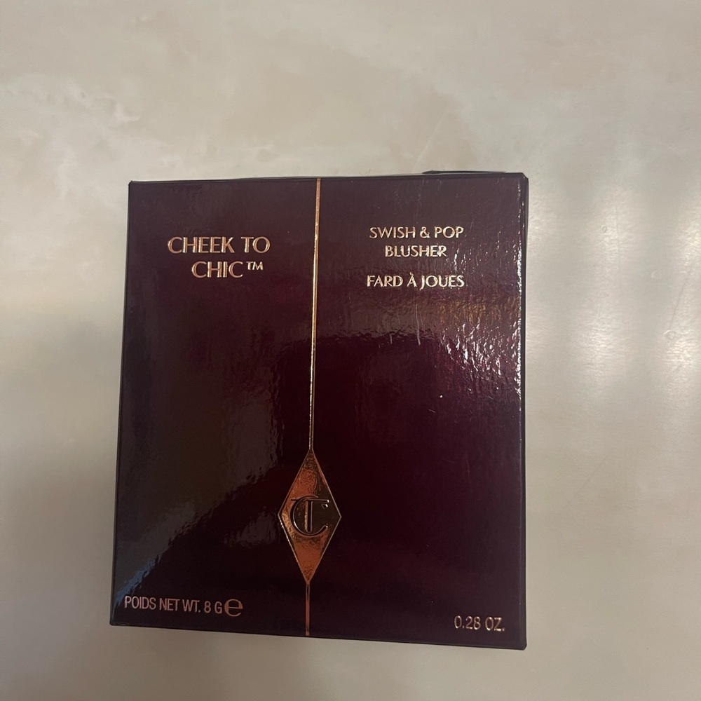 Charlotte Tilbury Cheek to Chic Blusher The Climax Full Size 0.28 oz